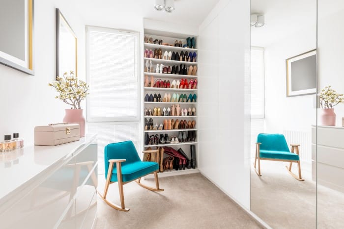 32 Ideas de closets para zapatos - Como Organizar la Casa
